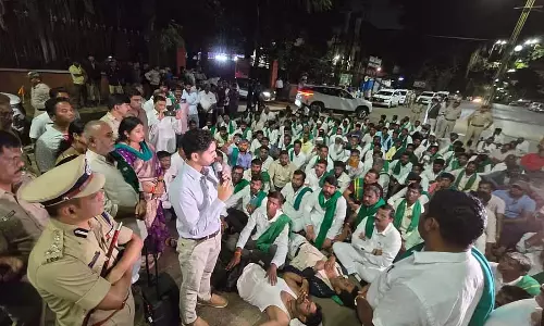 Belgaum : निजी बाजार बंद होने के विरोध में पूरे दिन विरोध प्रदर्शन