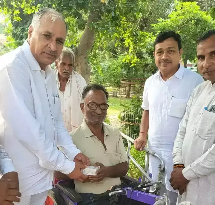 Palwal: सेवा पखवाड़े में विधायक की मानवीय पहल