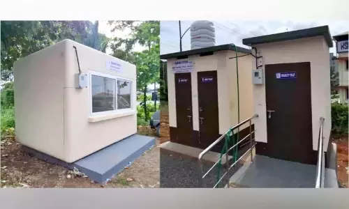 काम पूरा हुए बिना ही उद्घाटन; शौचालय और भोजन कक्ष बंद काम पूरा हुए बिना ही उद्घाटन; शौचालय और भोजन कक्ष बंद
