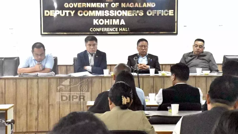 DPDB कोहिमा ने विकास पहलों की समीक्षा की
