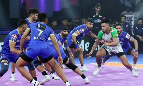 PKL 12: शिवम पटारे और हरियाणा के डिफेंस का दबदबा, स्टीलर्स ने पटना पाइरेट्स को हराया PKL 12: शिवम पटारे और हरियाणा के डिफेंस का दबदबा, स्टीलर्स ने पटना पाइरेट्स को हराया