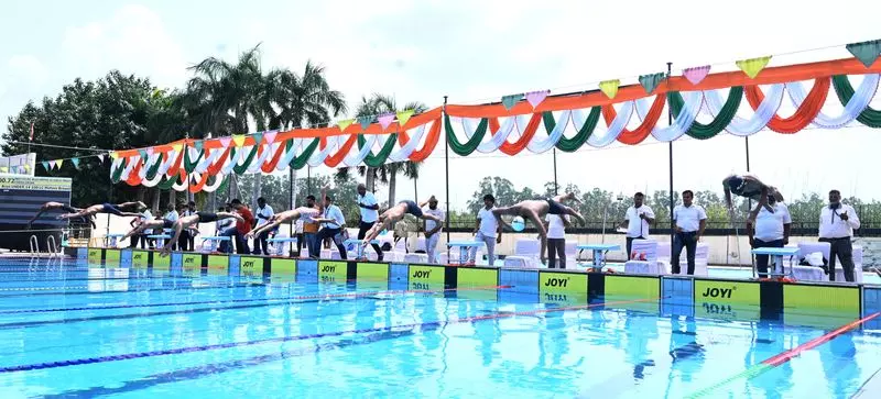 CBSE राष्ट्रीय तैराकी प्रतियोगिता में 252 टीमें हिस्सा ले रही हैं CBSE राष्ट्रीय तैराकी प्रतियोगिता में 252 टीमें हिस्सा ले रही हैं