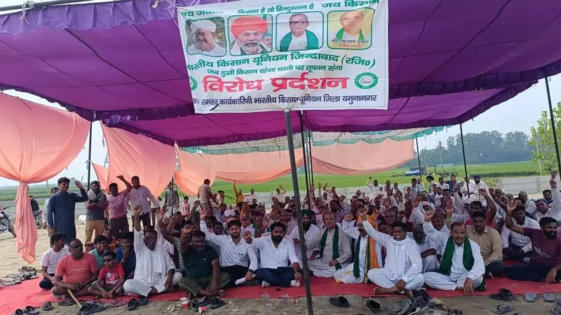 Haryana : शामली-अंबाला हाईवे पर अंडरपास की मांग को लेकर बीकेयू का धरना पांचवें दिन भी जारी Haryana : शामली-अंबाला हाईवे पर अंडरपास की मांग को लेकर बीकेयू का धरना पांचवें दिन भी जारी