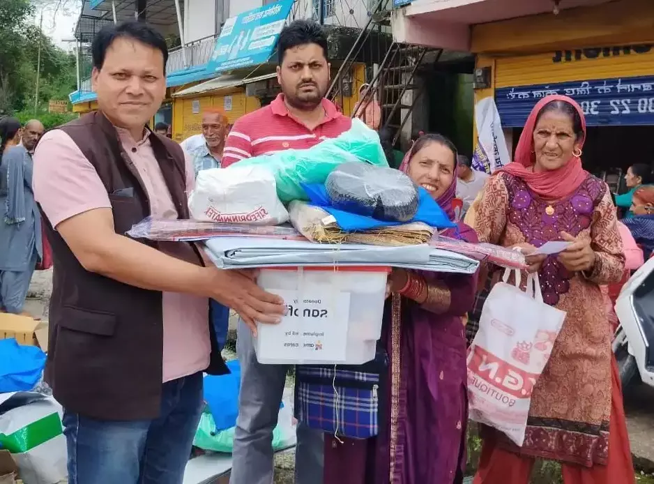 Mandi: ज्ञान विज्ञान समिति का आपदा राहत कार्य सक्रिय Mandi: ज्ञान विज्ञान समिति का आपदा राहत कार्य सक्रिय