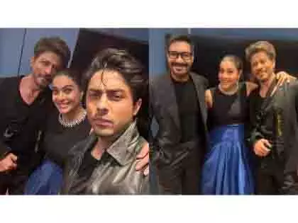 Kajol-Ajay का शाहरुख और परिवार से दुर्लभ मिलन Kajol-Ajay का शाहरुख और परिवार से दुर्लभ मिलन