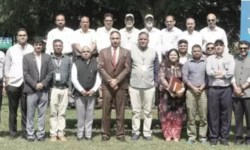 SKUAST-K ने जलवायु शमन प्रशिक्षण के लिए IFS अधिकारियों की मेजबानी की SKUAST-K ने जलवायु शमन प्रशिक्षण के लिए IFS अधिकारियों की मेजबानी की