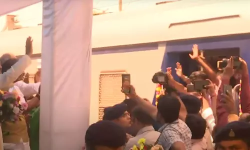 राजिम से रायपुर स्पेशल ट्रेन का शुभारंभ