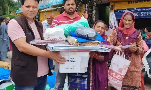 Mandi: ज्ञान विज्ञान समिति का आपदा राहत कार्य सक्रिय