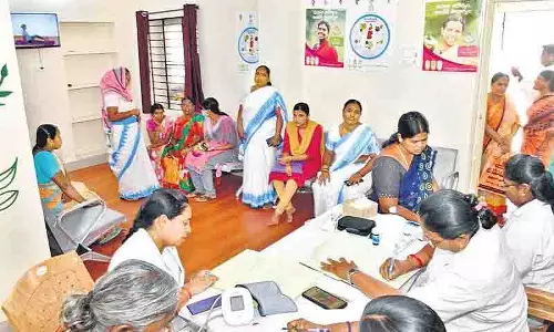 BRS के तहत तेलंगाना आरोग्य महिला योजना ने स्वस्थ नारी, सशक्त परिवार का मार्ग प्रशस्त किया BRS के तहत तेलंगाना आरोग्य महिला योजना ने स्वस्थ नारी, सशक्त परिवार का मार्ग प्रशस्त किया