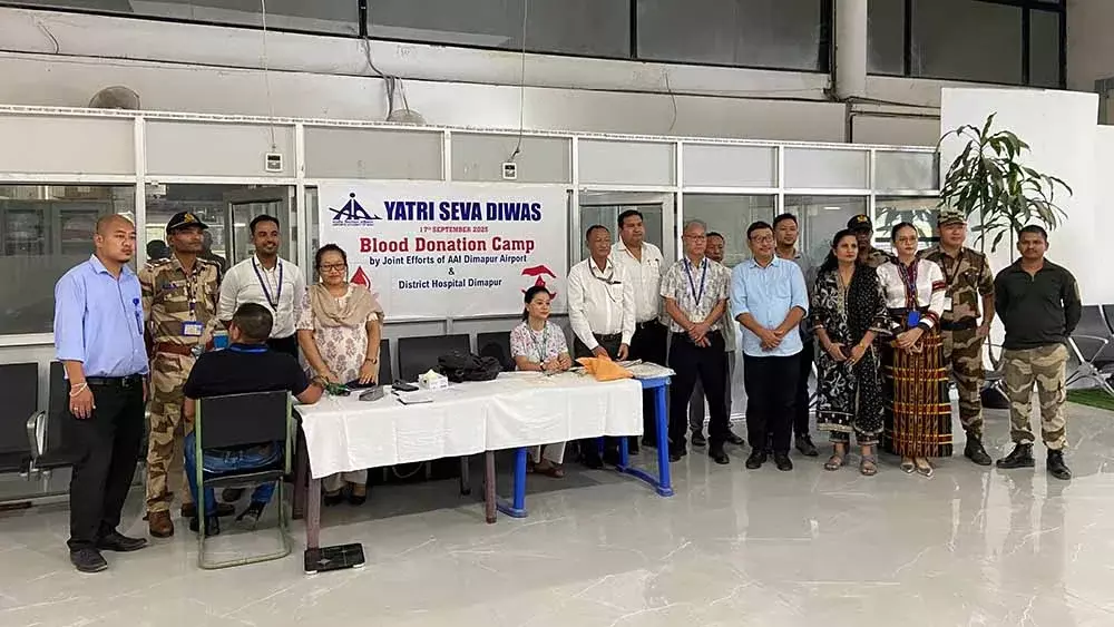 Nagaland :  दीमापुर हवाई अड्डे पर यात्री सेवा दिवस मनाया गया