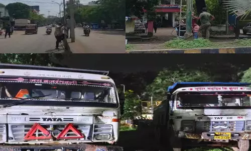अवैध गतिविधियों पर दोहरी कार्रवाई: निगम ने केबल काटे, खनिज विभाग ने जब्त किए हाइवा वाहन