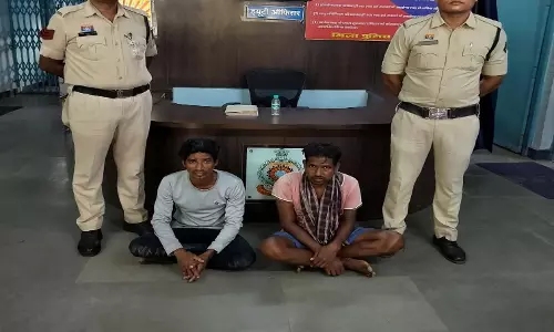 कोतरारोड़ पुलिस सार्वजनिक स्थल पर मांस बेचने वाले दो आरोपियों को गिरफ्तार