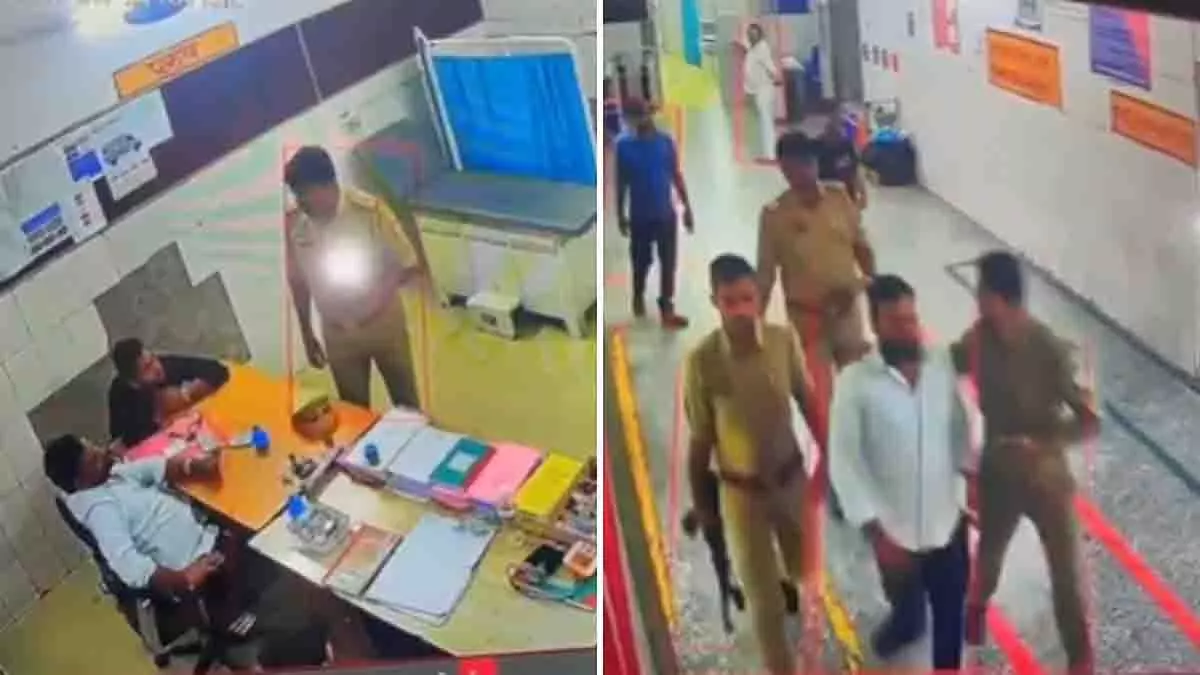 UP: मां के इलाज के लिए डॉक्टर को अस्पताल से जबरन ले गई पुलिस UP: मां के इलाज के लिए डॉक्टर को अस्पताल से जबरन ले गई पुलिस