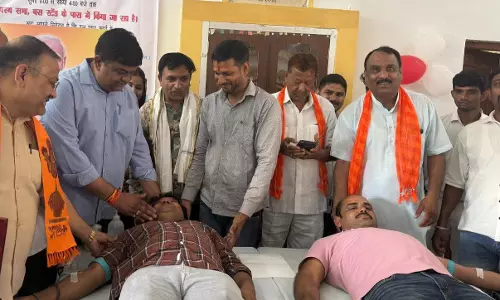 Jaipur : वन राज्य मंत्री ने रक्तदान शिविर में किया रक्तवीरों का सम्मान