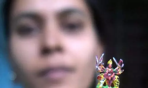 मां दुर्गा की दुनिया की सबसे छोटी मूर्ति