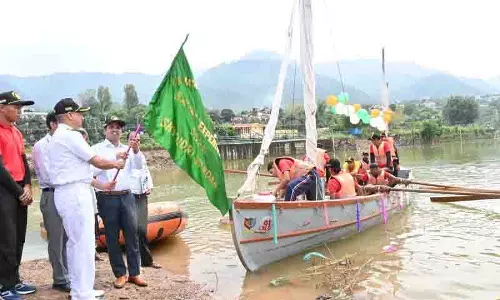 Himachal: तीन राज्यों के 70 कैडेट 10 दिवसीय नौकायन साहसिक यात्रा पर रवाना