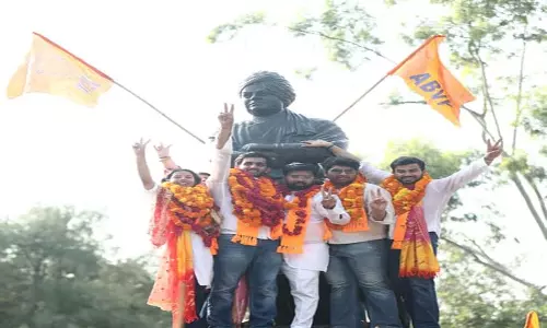 जेन-जी ने डूसू चुनावों में राष्ट्र निर्माण को दिया समर्थन: एबीवीपी जेन-जी ने डूसू चुनावों में राष्ट्र निर्माण को दिया समर्थन: एबीवीपी