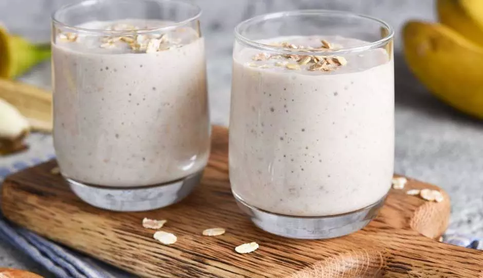 Banana Oats Smoothie: स्वास्थ्यवर्धक पेय Banana Oats Smoothie: स्वास्थ्यवर्धक पेय