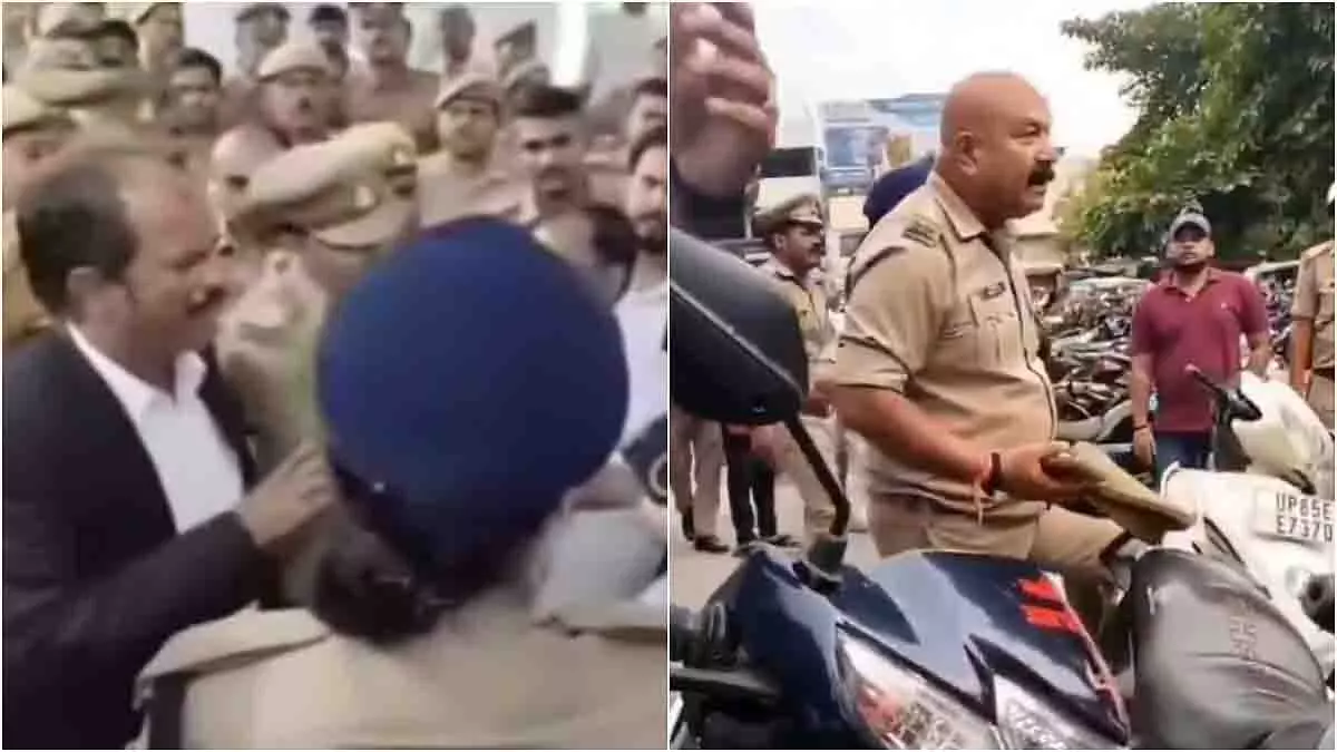Varanasi: वकीलों और पुलिस के बीच तीखी बहस वायरल Varanasi: वकीलों और पुलिस के बीच तीखी बहस वायरल