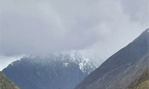 Kullu:  ऊंची चोटियों में गिरे बर्फ के फाहे