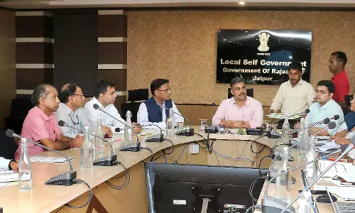 Jaipur: नक्शा पायलट प्रोजेक्ट की प्रगति समीक्षा बैठक संपन्न Jaipur: नक्शा पायलट प्रोजेक्ट की प्रगति समीक्षा बैठक संपन्न
