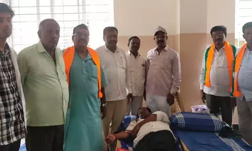 Devanahalli : भाजपा कार्यकर्ताओं द्वारा रक्तदान शिविर