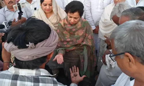 Haryana : शैलजा ने हिसार के किसानों के लिए राहत की मांग की, मुख्यमंत्री को पत्र लिखा