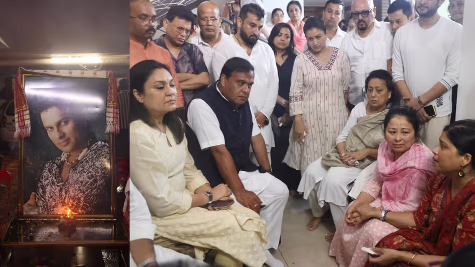 Assam के मुख्यमंत्री जुबीन गर्ग के घर संवेदना व्यक्त करने पहुंचे, स्कूलों ने परीक्षाएं स्थगित कीं