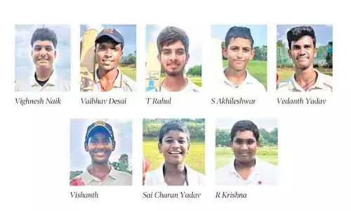 राघव के शतक से टीम सी ने HCA अंडर-23 संभावितों में टीम बी के खिलाफ पहले दिन 311 रन बनाए