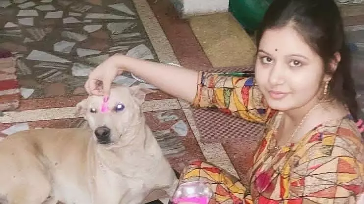 MP : छतरपुर में एक व्यक्ति ने अपने पालतू कुत्ते का अंतिम संस्कार किया MP : छतरपुर में एक व्यक्ति ने अपने पालतू कुत्ते का अंतिम संस्कार किया