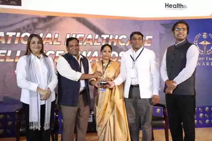 नारायणा अस्पताल को ICC राष्ट्रीय स्वास्थ्य सेवा पुरस्कारों में 5 प्रमुख खिताबों से सम्मानित किया गया नारायणा अस्पताल को ICC राष्ट्रीय स्वास्थ्य सेवा पुरस्कारों में 5 प्रमुख खिताबों से सम्मानित किया गया