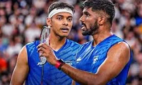 China Masters: सात्विक-चिराग की जोड़ी चाइना मास्टर्स के फाइनल में पहुंची China Masters: सात्विक-चिराग की जोड़ी चाइना मास्टर्स के फाइनल में पहुंची