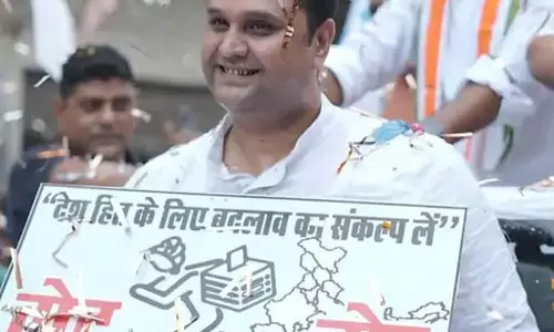 विधायक उमेश पटेल की गिरफ्तारी की मांग, बीजेपी नेता ने अशोक चक्र के अपमान करने का लगाया आरोप