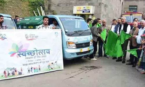 हरित पहल: SJVN के इलेक्ट्रिक वाहन शिमला के अपशिष्ट प्रबंधन को बढ़ावा देंगे