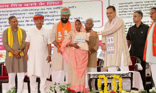 Jaipur: सेवा पखवाड़ा में रिकॉर्ड निक्षय पोषण किट वितरण