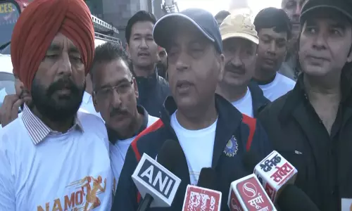 शिमला में BJYM की नमो मैराथन, जय राम ठाकुर का आह्वान शिमला में BJYM की नमो मैराथन, जय राम ठाकुर का आह्वान