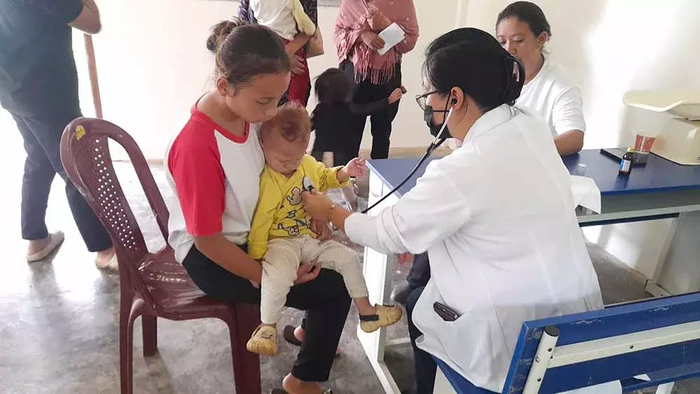 Nagaland : किजुमेतौमा गाँव में एमसीएच आउटरीच शिविर