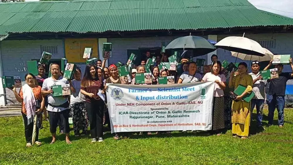 Nagaland : टिकाऊ खेती के लिए किसान-वैज्ञानिक बैठक Nagaland : टिकाऊ खेती के लिए किसान-वैज्ञानिक बैठक
