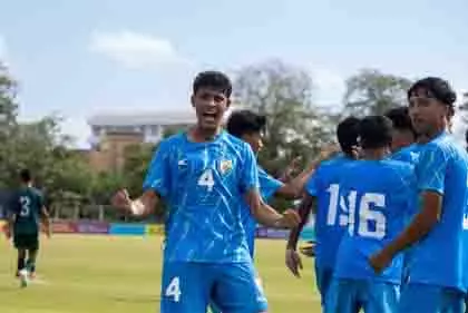 भारत ने पाकिस्तान को हराकर SAFF U17 चैंपियनशिप में बनाया सर्वश्रेष्ठ रिकॉर्ड भारत ने पाकिस्तान को हराकर SAFF U17 चैंपियनशिप में बनाया सर्वश्रेष्ठ रिकॉर्ड