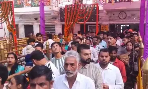 शारदीय नवरात्रि: हिमाचल के नैना देवी में उमड़े भक्त, भक्तिमय हुआ माहौल
