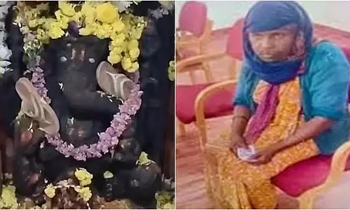 Hassan : गणेश मूर्ति चेन मामले में पुलिस ने महिला संदिग्ध को गिरफ्तार किया