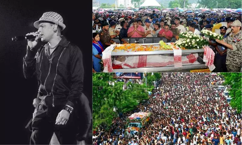 Guwahati में ज़ुबीन गर्ग के अंतिम संस्कार में ऐतिहासिक जनसैलाब, बना नया रिकॉर्ड