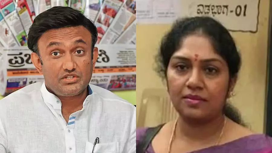 डिजिटल गिरफ्तारी: चिक्कबल्लापुर के सांसद सुधाकर की पत्नी से 14 लाख की ठगी डिजिटल गिरफ्तारी: चिक्कबल्लापुर के सांसद सुधाकर की पत्नी से 14 लाख की ठगी