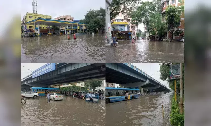 Kolkata में भारी बारिश से कई लोगों की मौत, दुर्गा पूजा से पहले भीषण जलभराव