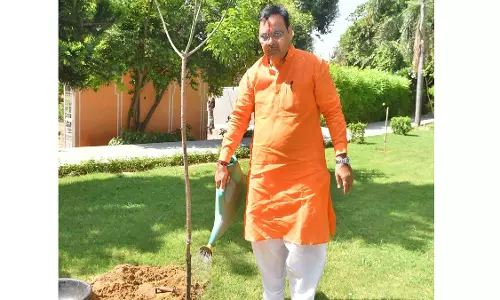 Jaipur: CM भजनलाल शर्मा ने ‘एक पेड़-मां के नाम’ अभियान की शुरुआत की