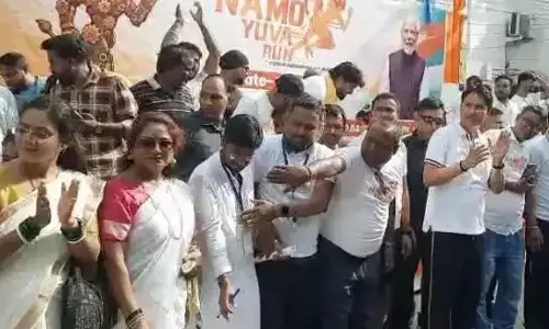 Siliguri: सिलीगुड़ी में युवाओं के लिए नमो युवा रन आयोजित