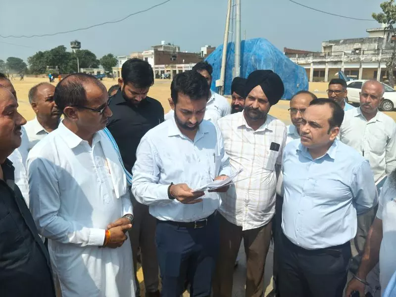 DC ने यमुनानगर जिले की छछरौली, व्यासपुर अनाज मंडियों का निरीक्षण किया DC ने यमुनानगर जिले की छछरौली, व्यासपुर अनाज मंडियों का निरीक्षण किया