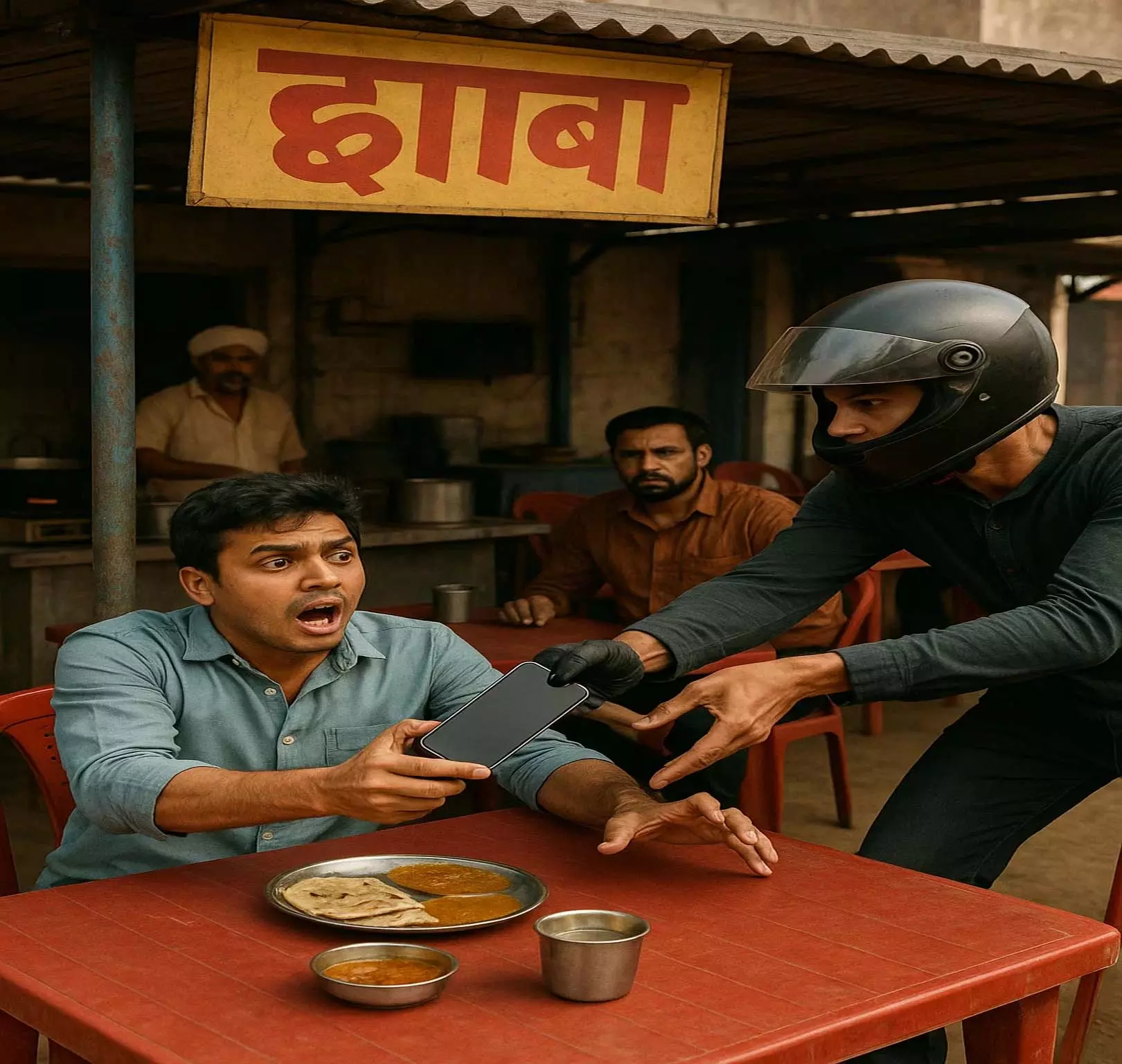 ढाबा में मोबाइल छीनकर बैंक अकाउंट से 1.93 लाख रुपये उड़ाने का मामला, FIR दर्ज ढाबा में मोबाइल छीनकर बैंक अकाउंट से 1.93 लाख रुपये उड़ाने का मामला, FIR दर्ज