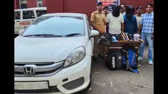 Chandigarh: मनीमाजरा ज्वेलरी स्टोर में डकैती की कोशिश नाकाम, 2 गिरफ्तार Chandigarh: मनीमाजरा ज्वेलरी स्टोर में डकैती की कोशिश नाकाम, 2 गिरफ्तार
