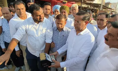 Haryana :  थानेसर में धान खरीद मंत्री राजेश नागर ने अनाज मंडियों का दौरा किया